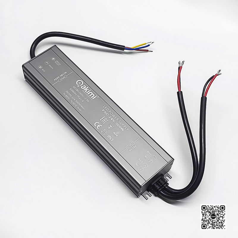 Nguồn ngoài trời 300W IP65 DC24V | Akimi